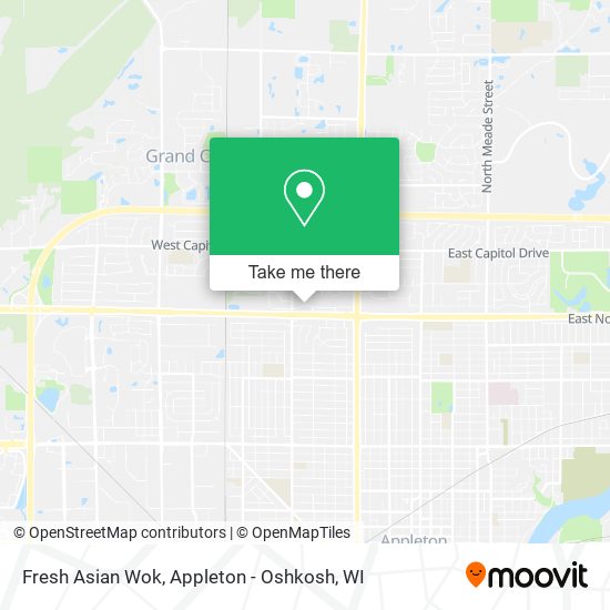 Fresh Asian Wok map