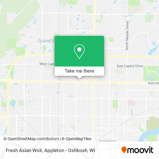 Mapa de Fresh Asian Wok