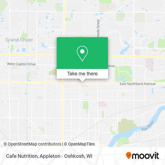 Cafe Nutrition map