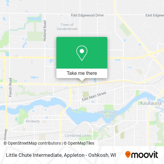 Mapa de Little Chute Intermediate