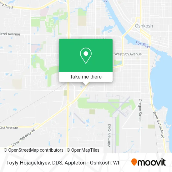 Mapa de Toyly Hojageldiyev, DDS
