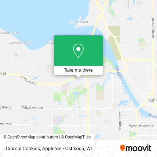 Mapa de Crumbl Cookies
