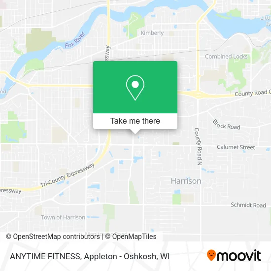 Mapa de ANYTIME FITNESS
