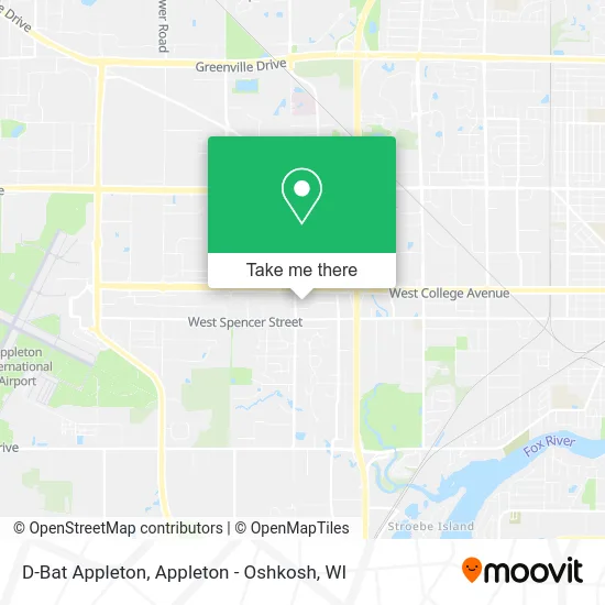 Mapa de D-Bat Appleton