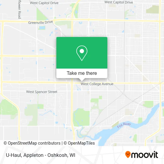 Mapa de U-Haul