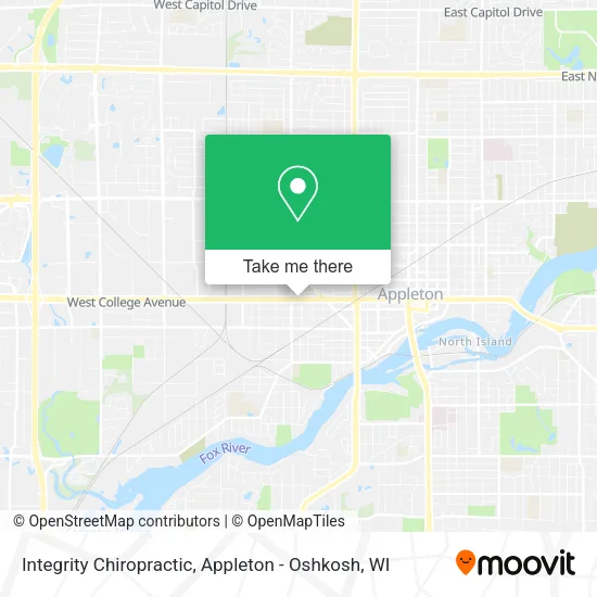 Mapa de Integrity Chiropractic