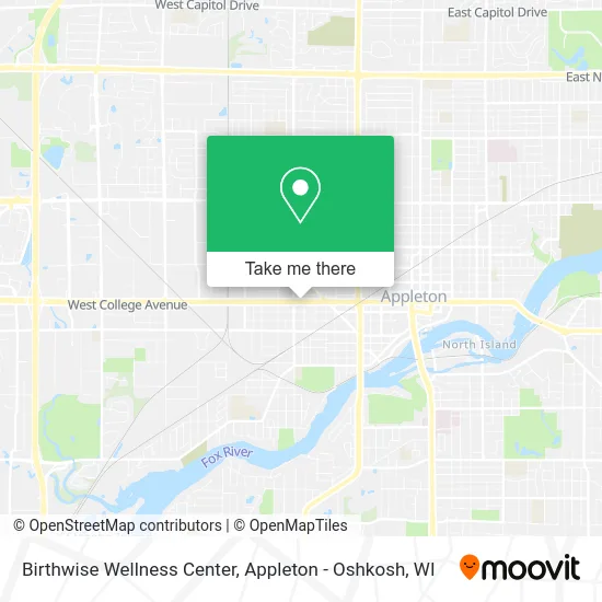 Mapa de Birthwise Wellness Center