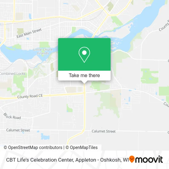 Mapa de CBT Life's Celebration Center