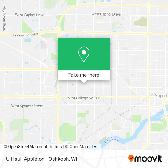 Mapa de U-Haul