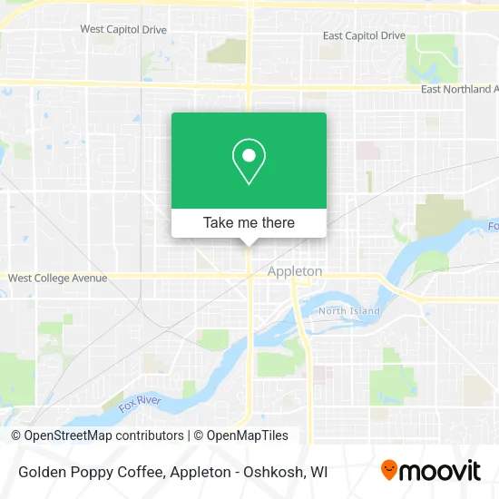 Mapa de Golden Poppy Coffee