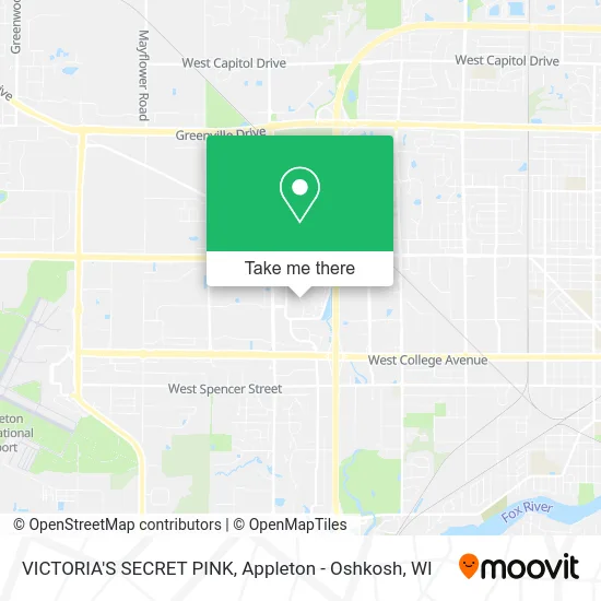 Mapa de VICTORIA'S SECRET PINK