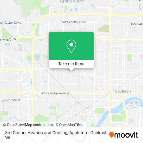Mapa de 3rd Gospel Heating and Cooling