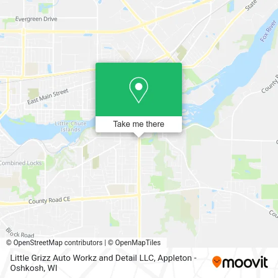 Mapa de Little Grizz Auto Workz and Detail LLC