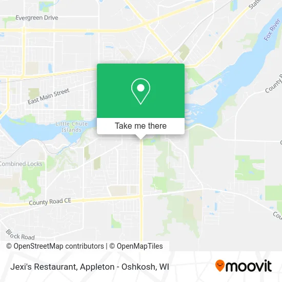 Mapa de Jexi's Restaurant