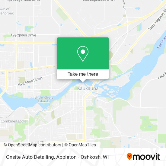 Mapa de Onsite Auto Detailing