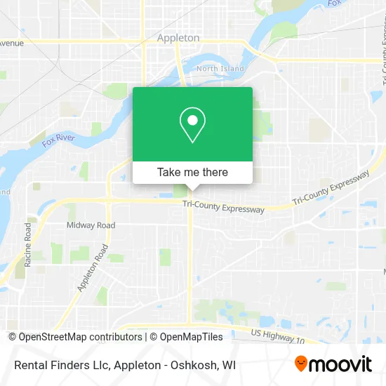 Rental Finders Llc map
