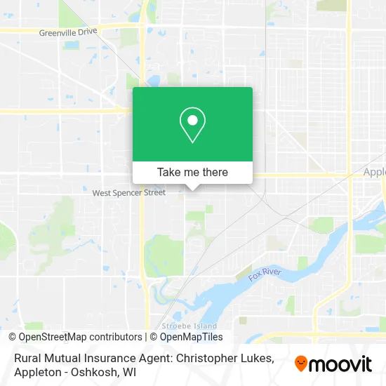 Rural Mutual Insurance Agent: Christopher Lukes map
