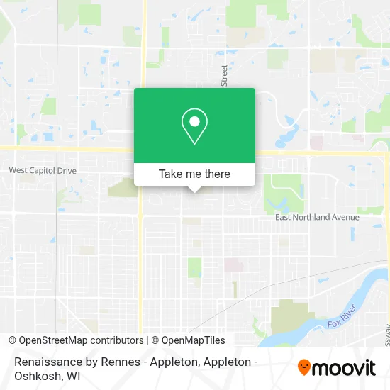 Renaissance by Rennes - Appleton map
