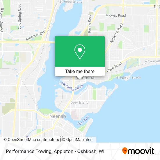Performance Towing map
