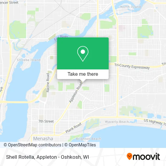Shell Rotella map