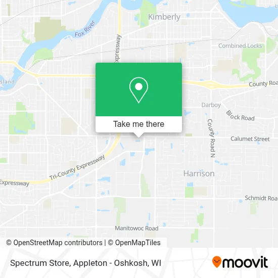 Spectrum Store map