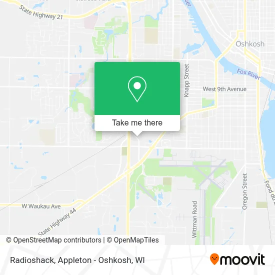 Radioshack map