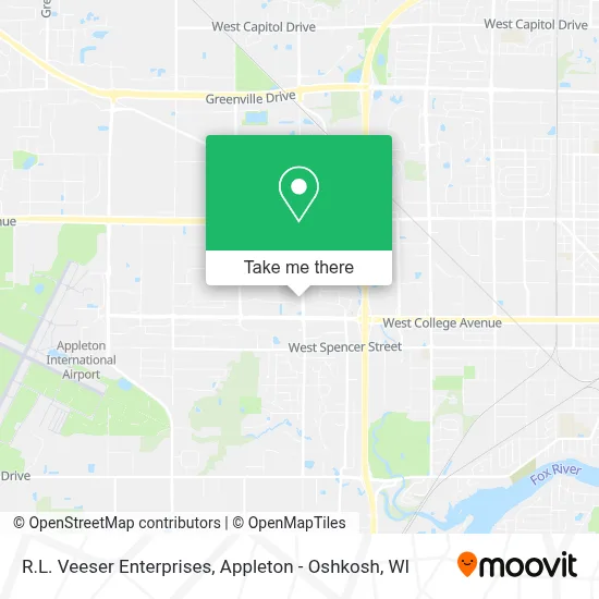 R.L. Veeser Enterprises map