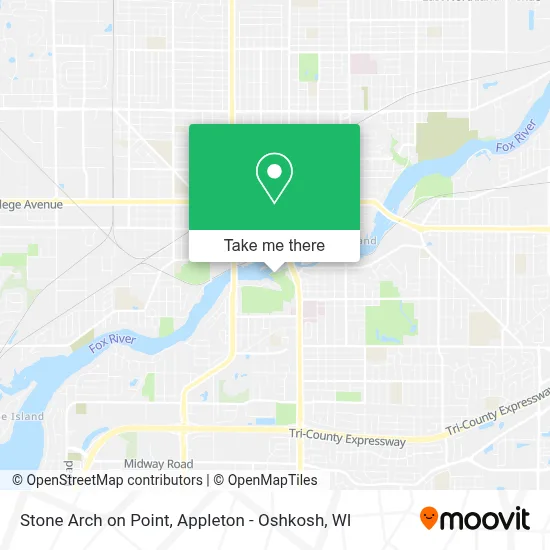 Stone Arch on Point map