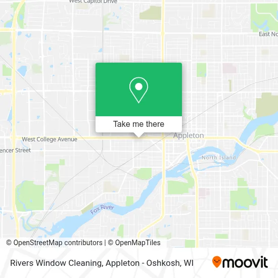 Rivers Window Cleaning map