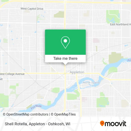 Shell Rotella map