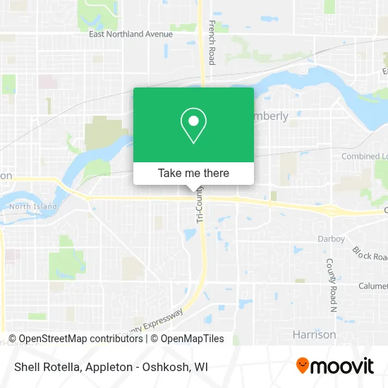 Shell Rotella map