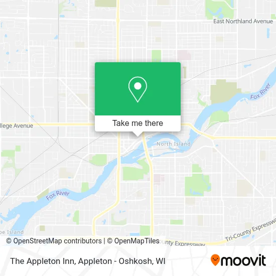 The Appleton Inn map