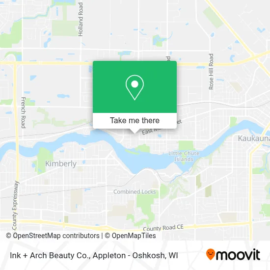 Ink + Arch Beauty Co. map