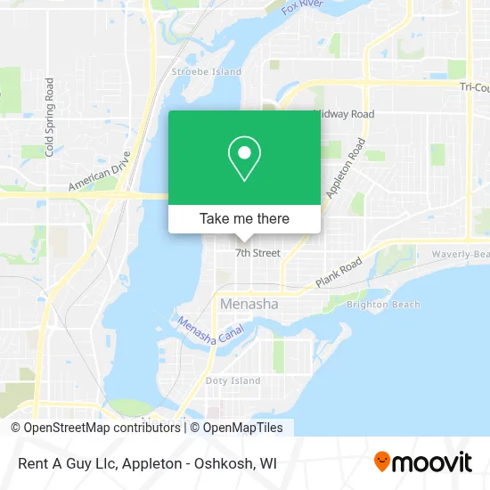 Rent A Guy Llc map