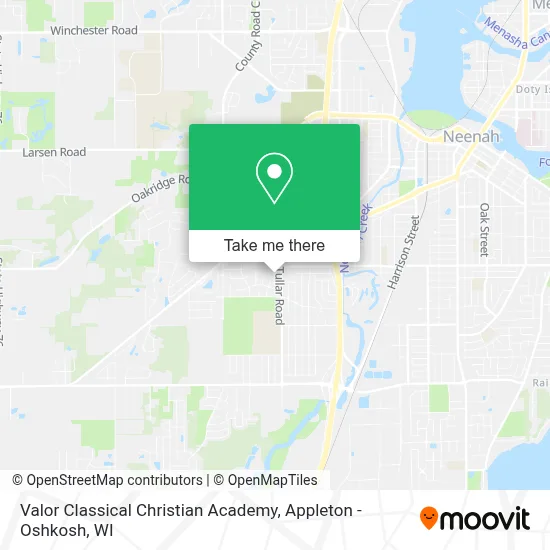 Valor Classical Christian Academy map