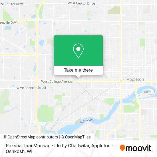 Raksaa Thai Massage Llc by Chadwilai map