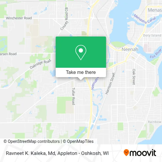 Ravneet K. Kaleka, Md map