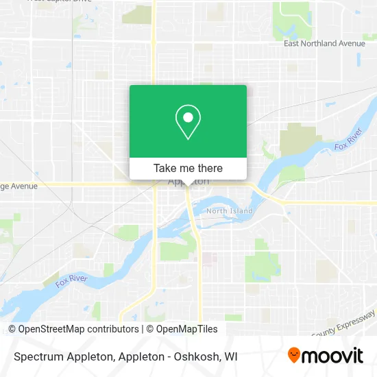 Spectrum Appleton map