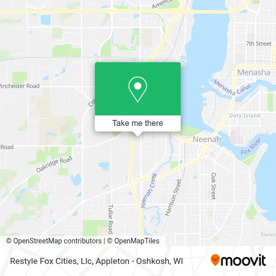 Restyle Fox Cities, Llc map
