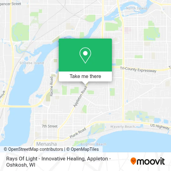 Rays Of Light - Innovative Healing map