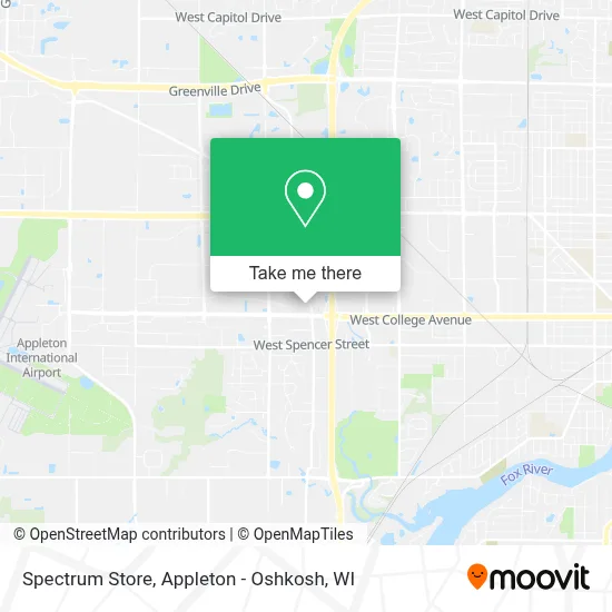 Spectrum Store map