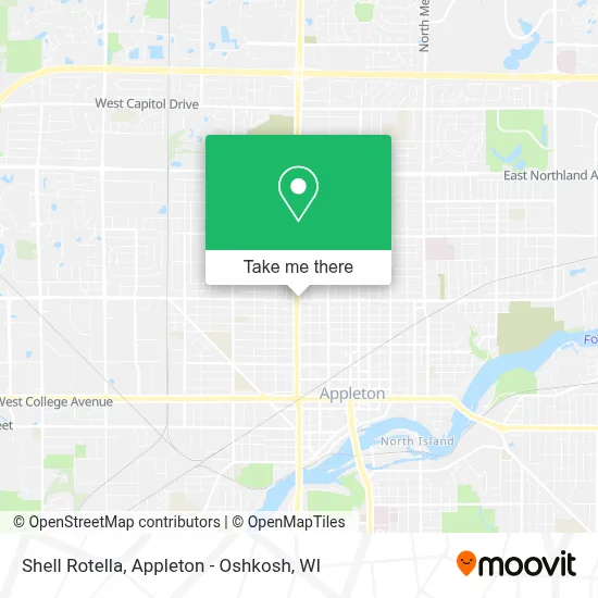 Shell Rotella map