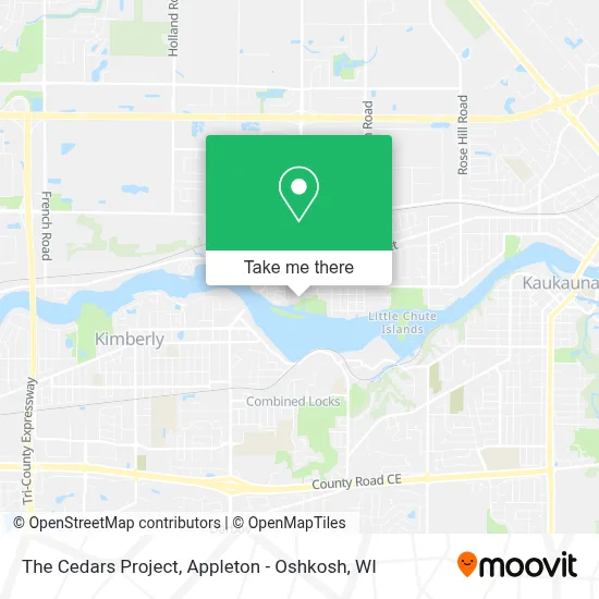 The Cedars Project map