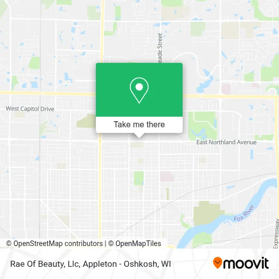 Rae Of Beauty, Llc map
