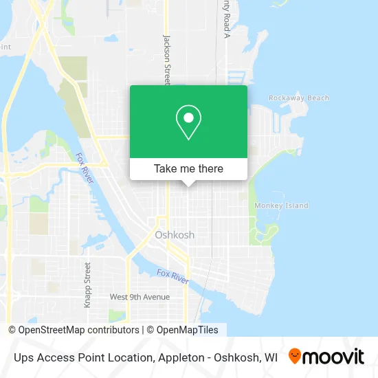 Ups Access Point Location map