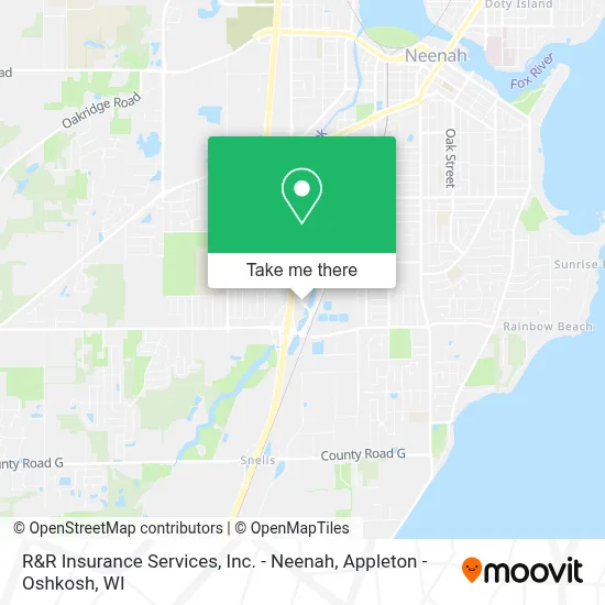 R&R Insurance Services, Inc. - Neenah map