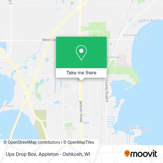 Ups Drop Box map