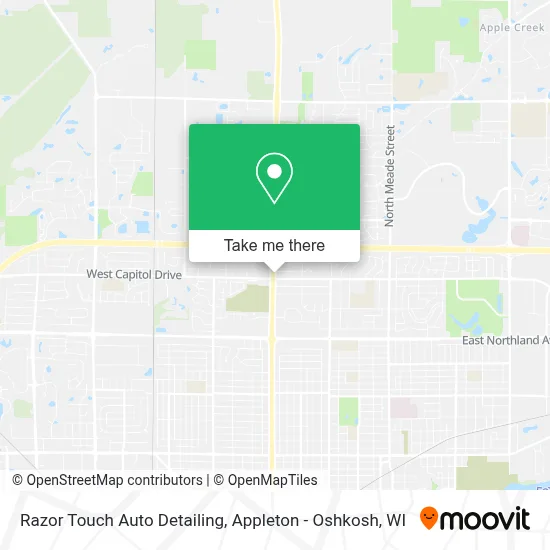 Razor Touch Auto Detailing map