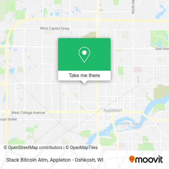 Stack Bitcoin Atm map