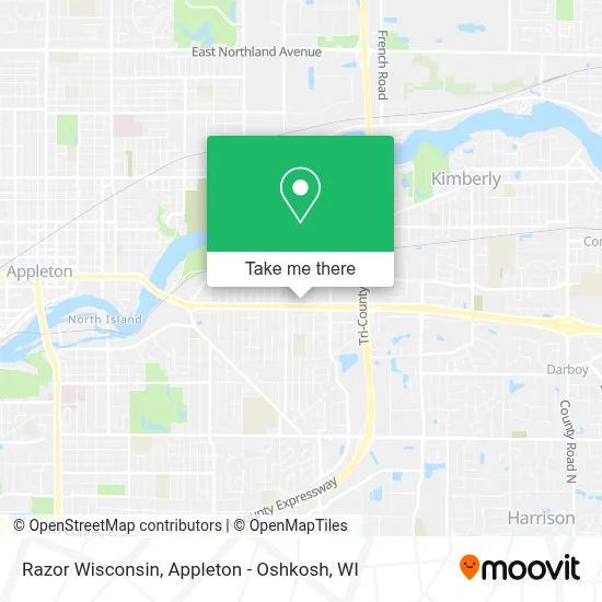 Razor Wisconsin map